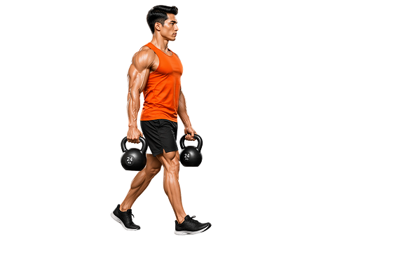 Zone 4: Kettlebell carry